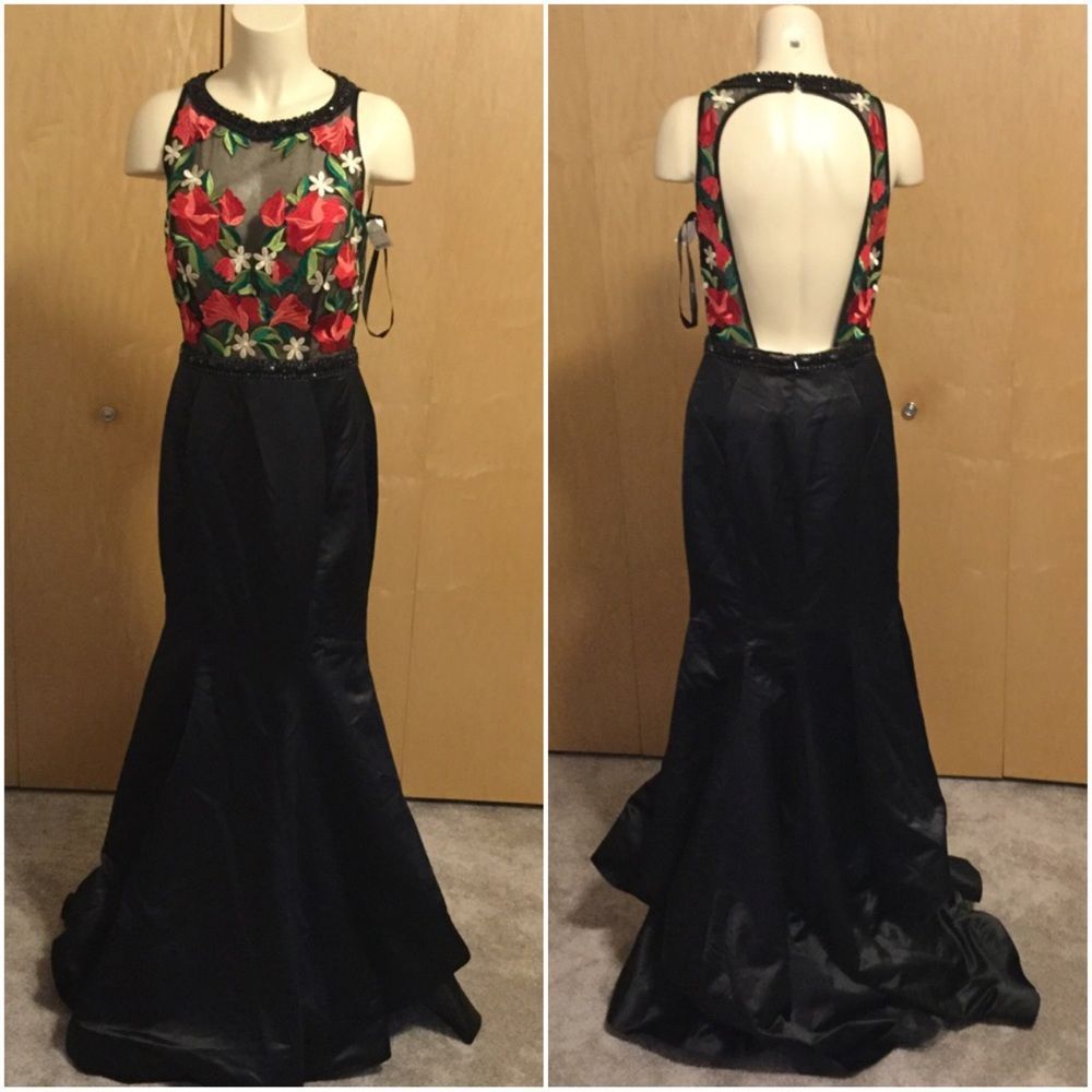 Mac Duggal Couture Embroidered Formal 50347 - Picture 1 of 8